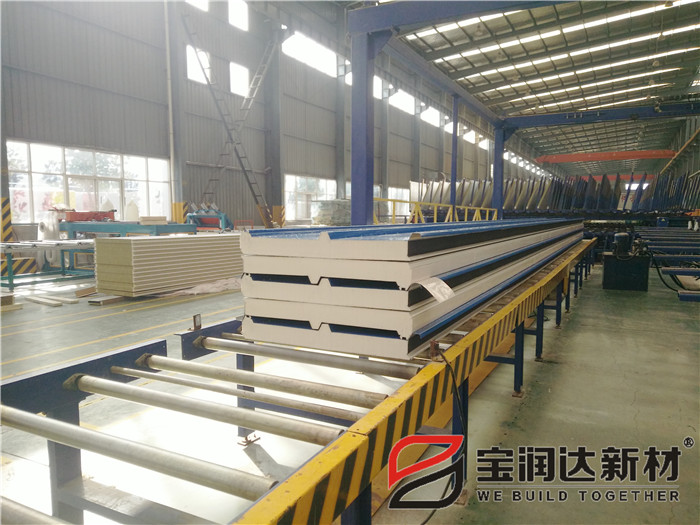 寶潤達100mm聚氨酯屋面板價格