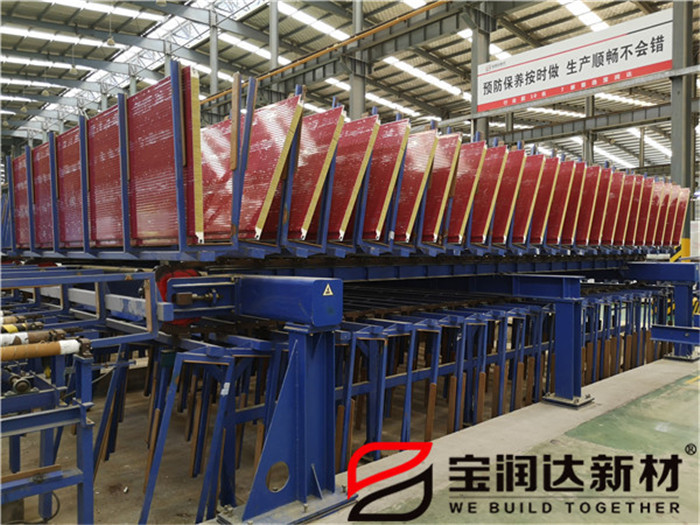 寶潤達(dá)5公分彩鋼巖棉夾芯板生產(chǎn)廠家
